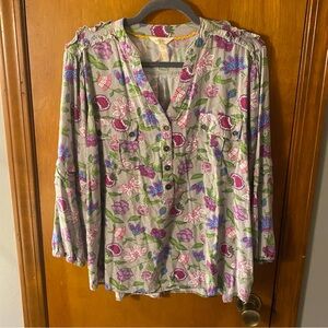 Matilda Jane Multicolor Floral Blouse